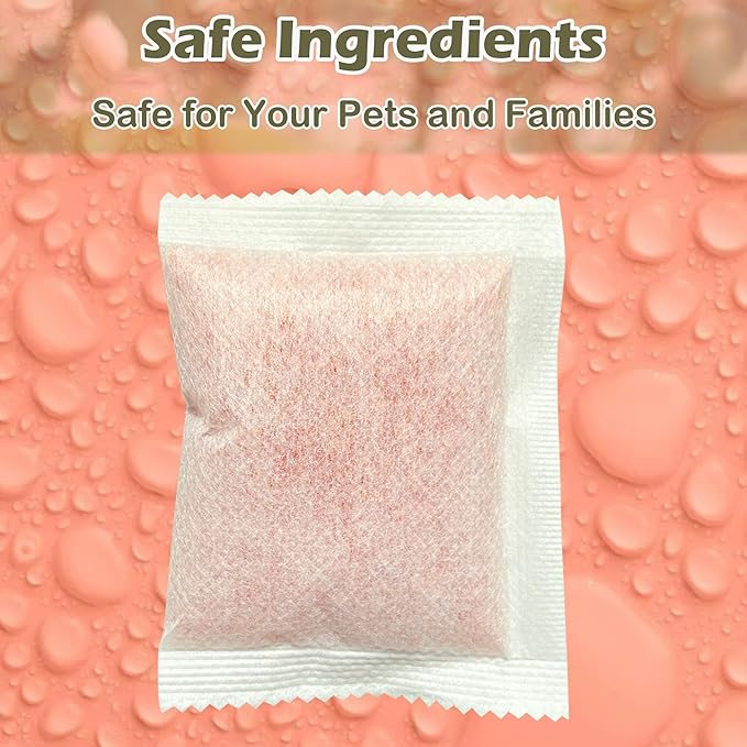 12 Pack Eliminates Litter Box Odors for Whisker OdorTrap Pod, Odor Removing Refills Compatible with Traditional Litter Boxes