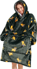 Narecte Cozy Oversized Blanket Hoodie Wearable Blanket Adults Soft Hooded Blanket Hoodie Birthday Gifts for Women Christmas