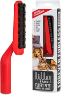 Lilly Brush Fluffy Pet Hair Clean-Up Gentle Bristled Brush for Fur, Lint, Furniture, Fabric & Rug Cleaner For Homes with FLUFFY DOUBLE-COATED LONG-HAIRED PETS ONLY