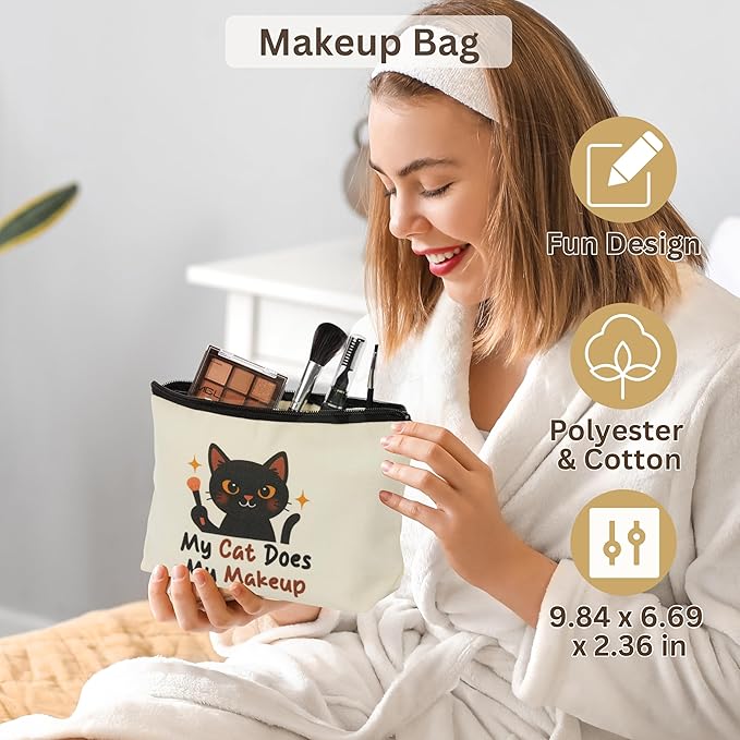 Funny Cat Lovers Gifts for Women, Cat Mom Mothers Day Gifts Box, Premium Cats Themed Gifts Set for Women with Borosilicate Glass Cup Crochet Doll & Socks, Crazy Cats Lady Gift Basket for Birthday