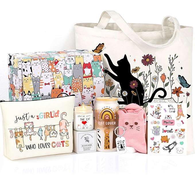 Cat Gifts for Women, Cat Lover Gifts for Women, Mothers Day Gift for Cats Lovers, Cats Themed Gift
