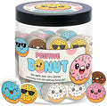 DEARMINE Positive Donut Jar with 60 Affirmation Cards, Emotional Support Donut Gift, Gifts for Teenage Girls, Friendship Gifts for Women