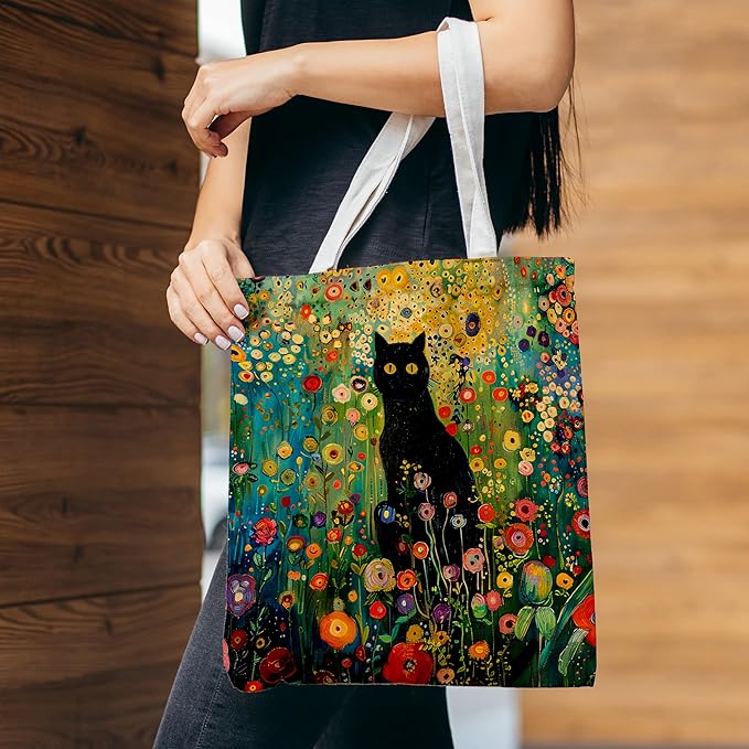Grace Yonks Cute Canvas Tote Bag – Aesthetic Large Reusable Bag