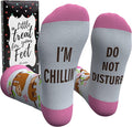 Cavertin Women's Novelty Socks with Gift Box Cat Lover Dog Mom Book Lover Cat Mom Llama Unicorn Sloth Corgi