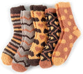 TEHOOK Warm & Cozy Gifts for Women, Fluffy Fuzzy Plush Sleeping Slipper Socks - Soft Warm Fabric