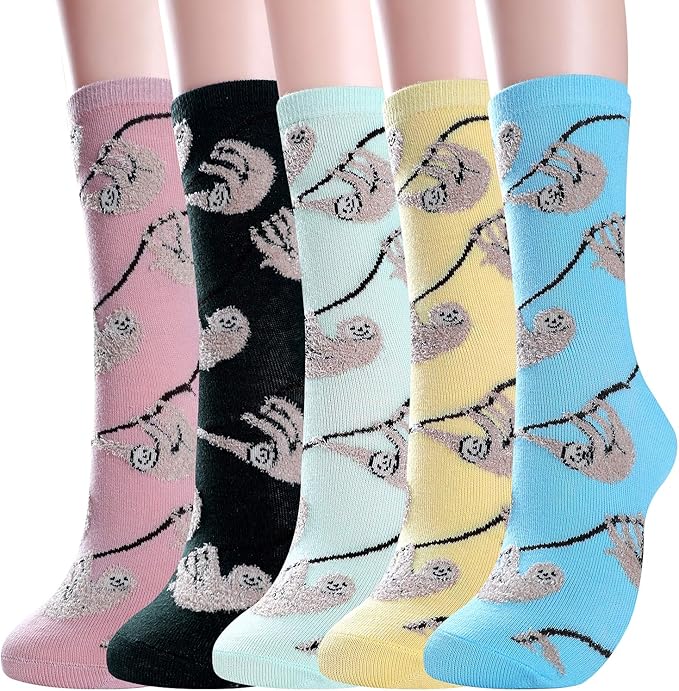 Jeasona Women's Cat Socks Cat Gifts Cute Animal Socks Dog Owl Gifts for Women