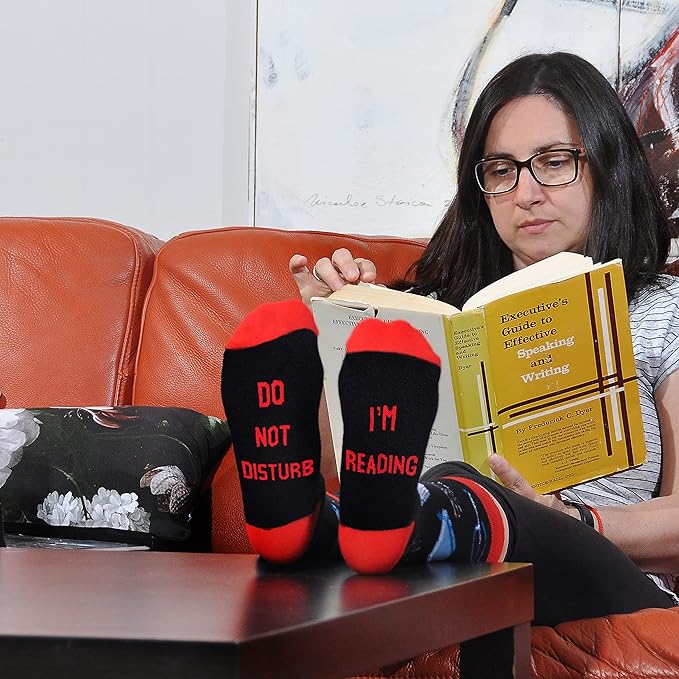 Cavertin Women's Novelty Socks with Gift Box Cat Lover Dog Mom Book Lover Cat Mom Llama Unicorn Sloth Corgi