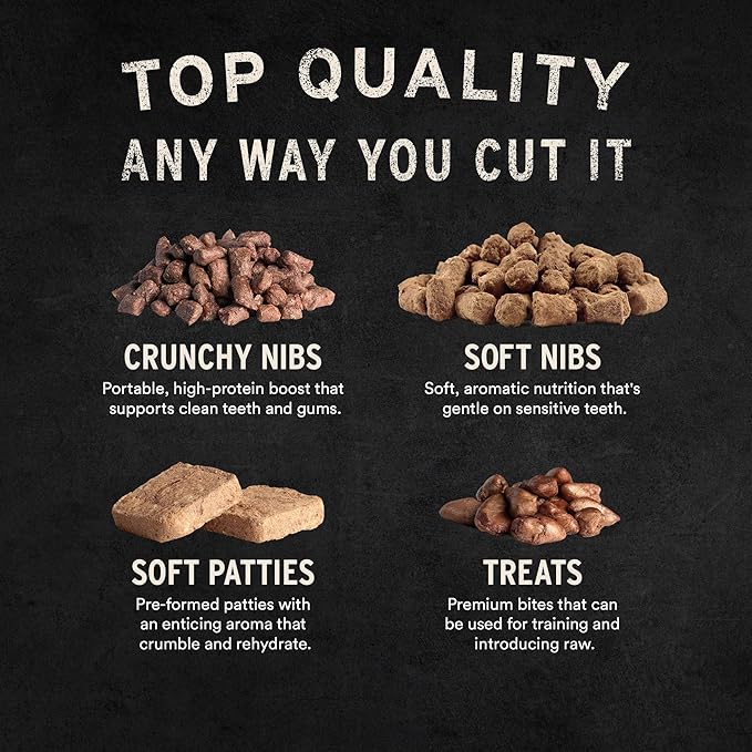 Vital Essentials Freeze Dried Cat Food, Raw Chicken Mini Patties | Complete Meal or Topper | Easy to Portion and Rehydrate | High Protein, Grain Free Dry Cat Food | 15 oz Bag