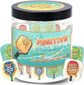 Positive Pickleball Jar With 60 Affirmation Cards, Emotional Support, Funny Pickleball Gifts for Women, Cute Pickleball Ball Paddles Decorations