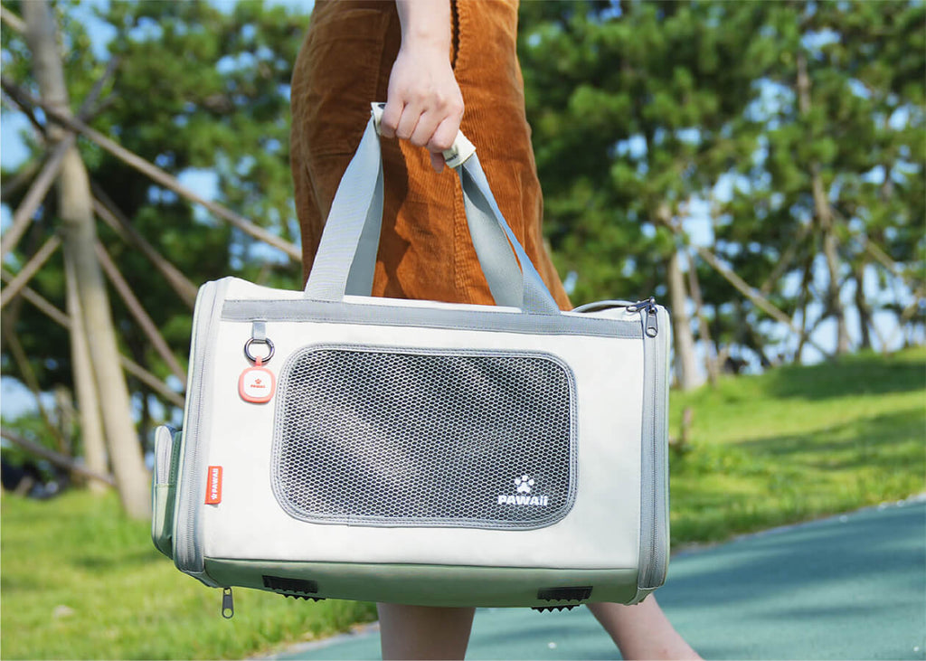 Pawaii cat carrier in Light Grey